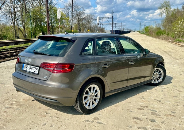 Audi A3 cena 34800 przebieg: 300000, rok produkcji 2014 z Wrocław małe 704